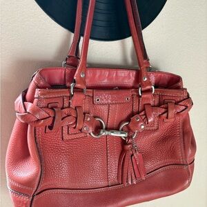 Red Leather Women's Bag